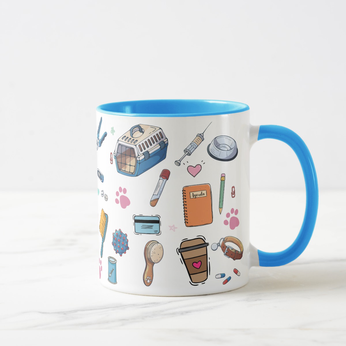 Caneca Medicina Veterinária com Nome (Medicina Veterinária)