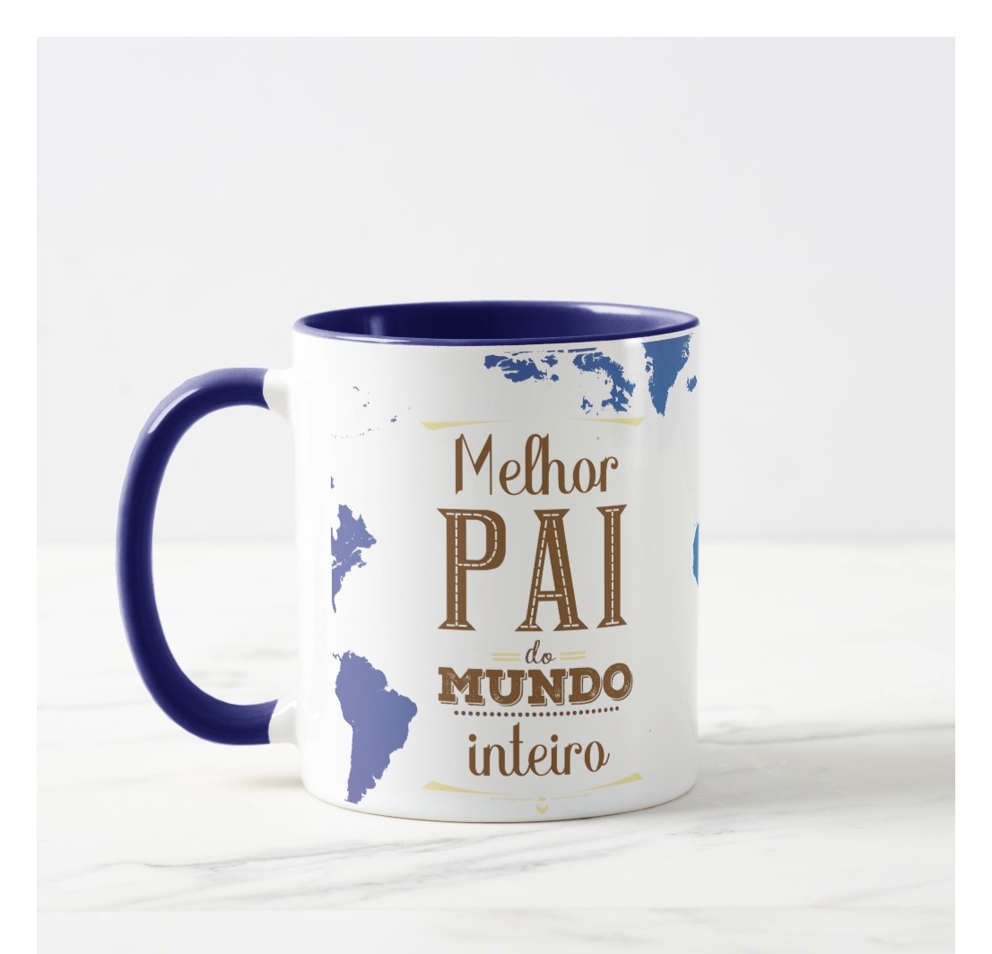 Caneca Presente Criativo Melhor Pai do Mundo Inteiro