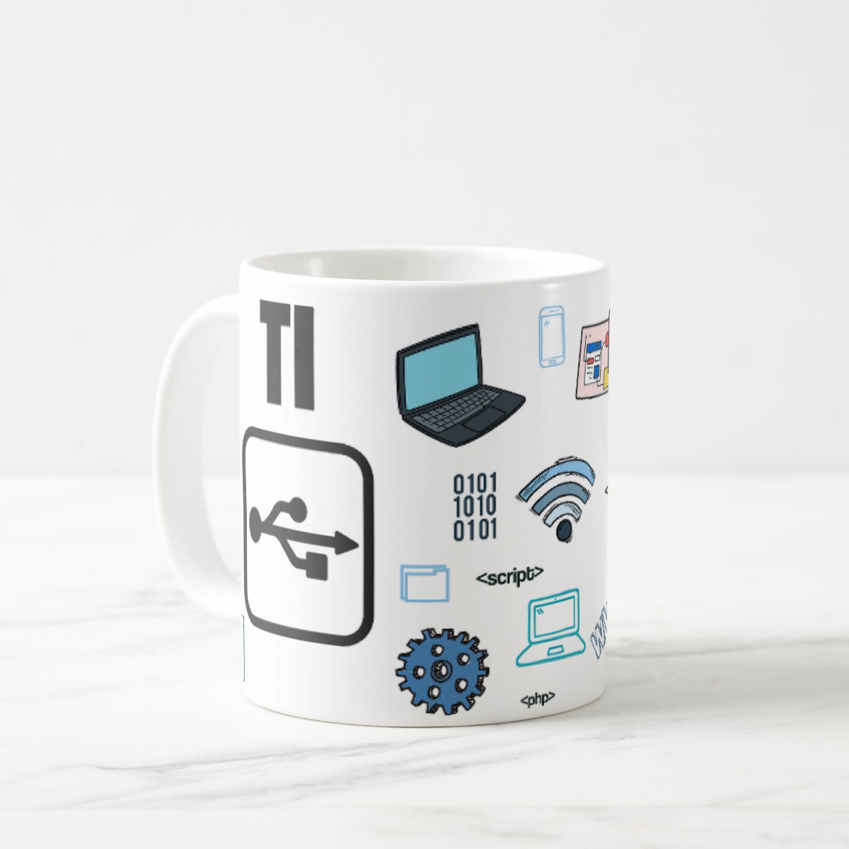 Caneca Personalizada Profissional Tecnologia Pronta Entrega
