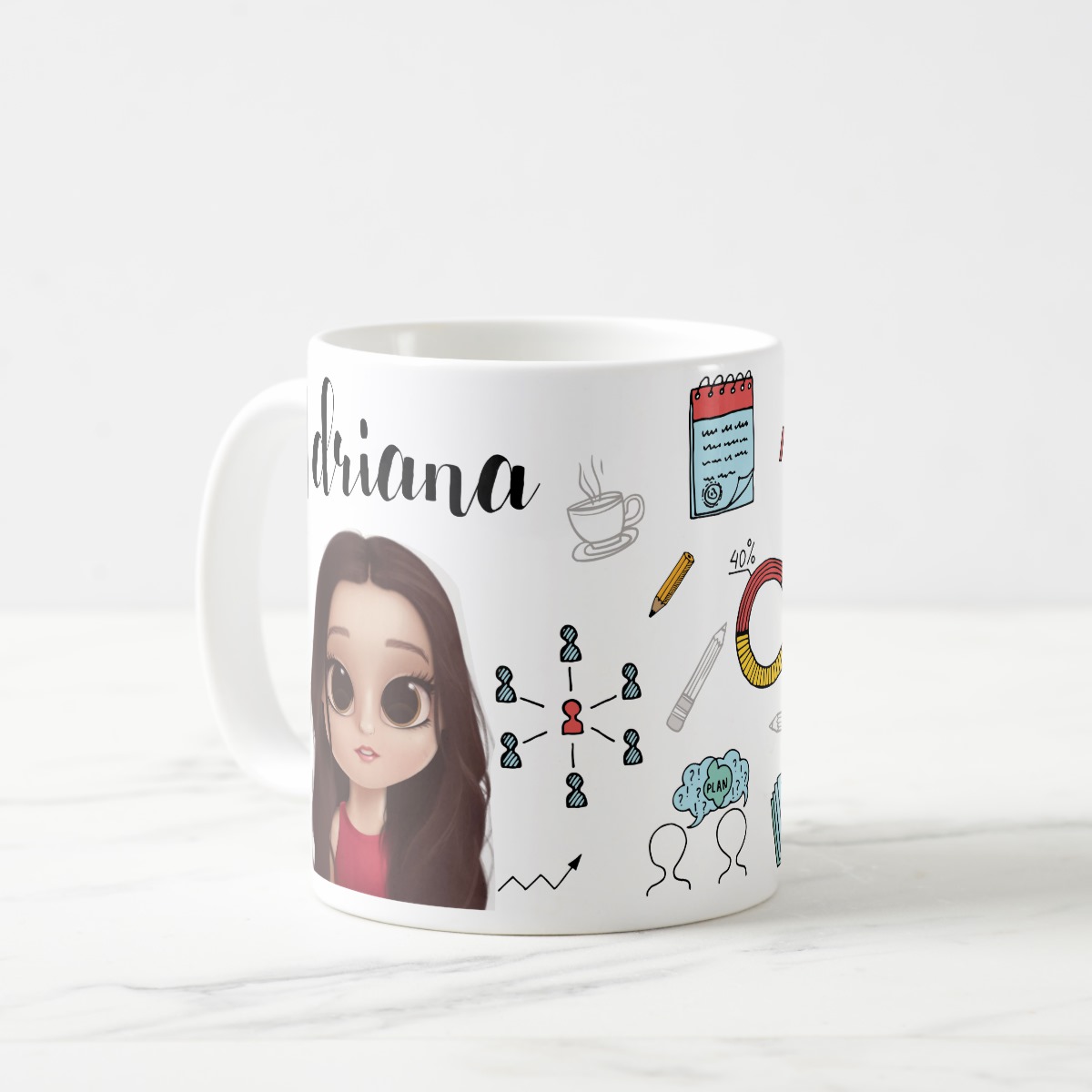 Caneca Profissão Administração Administradora Personalizada