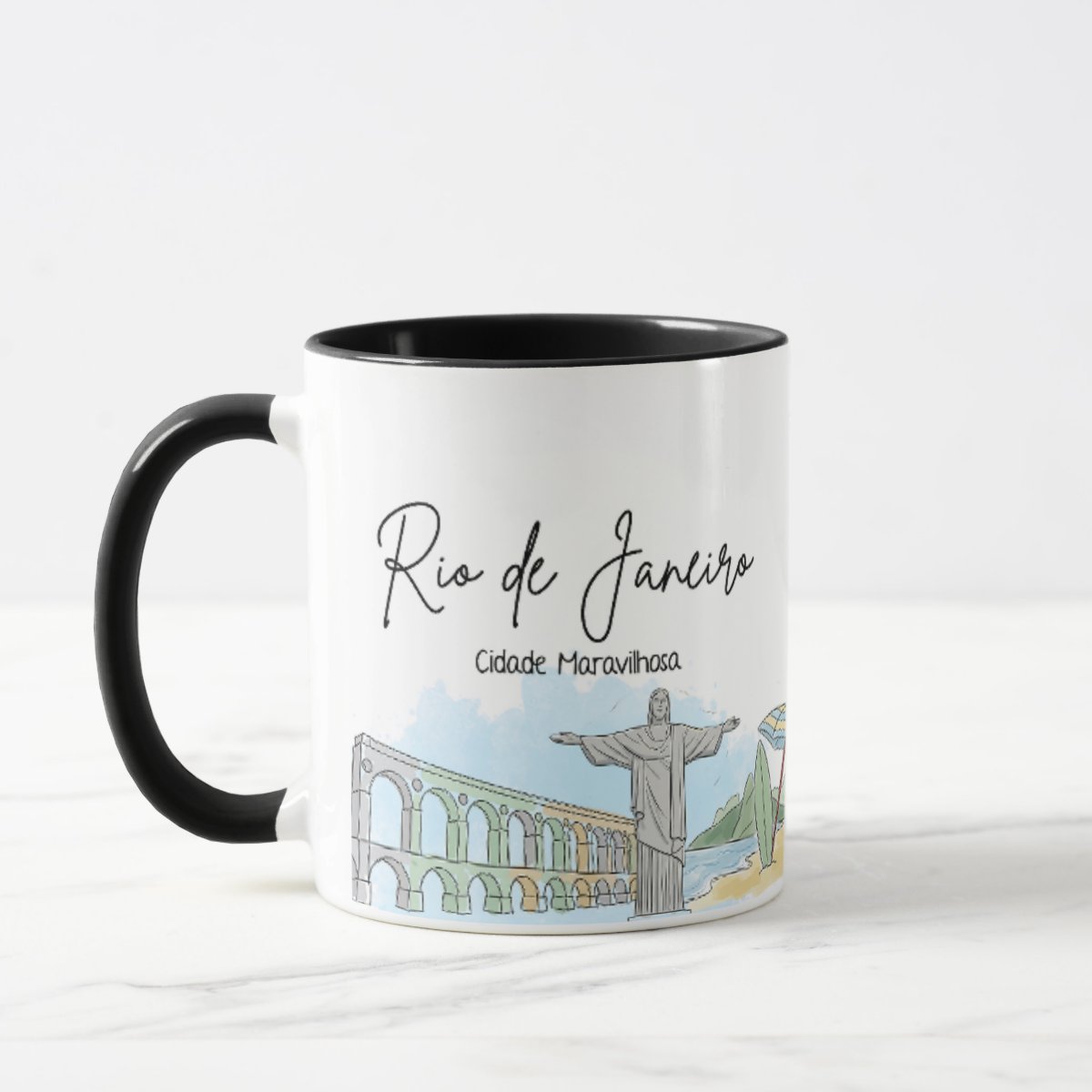 Caneca Rio de Janeiro Lembrança Cidade Maravilhosa