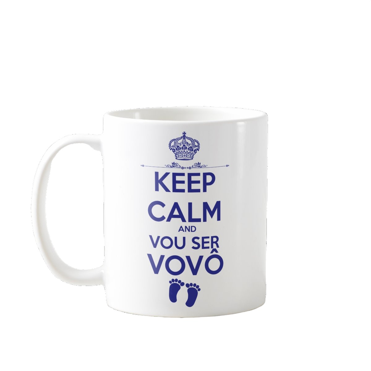 Caneca Presente Surpresa Revelação Gravidez Futuro Avô - Anúncio de Gravidez (Avô)