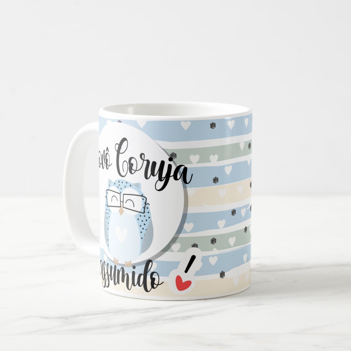 Caneca Personalizada Presente Criativo para Avô Vovô Coruja