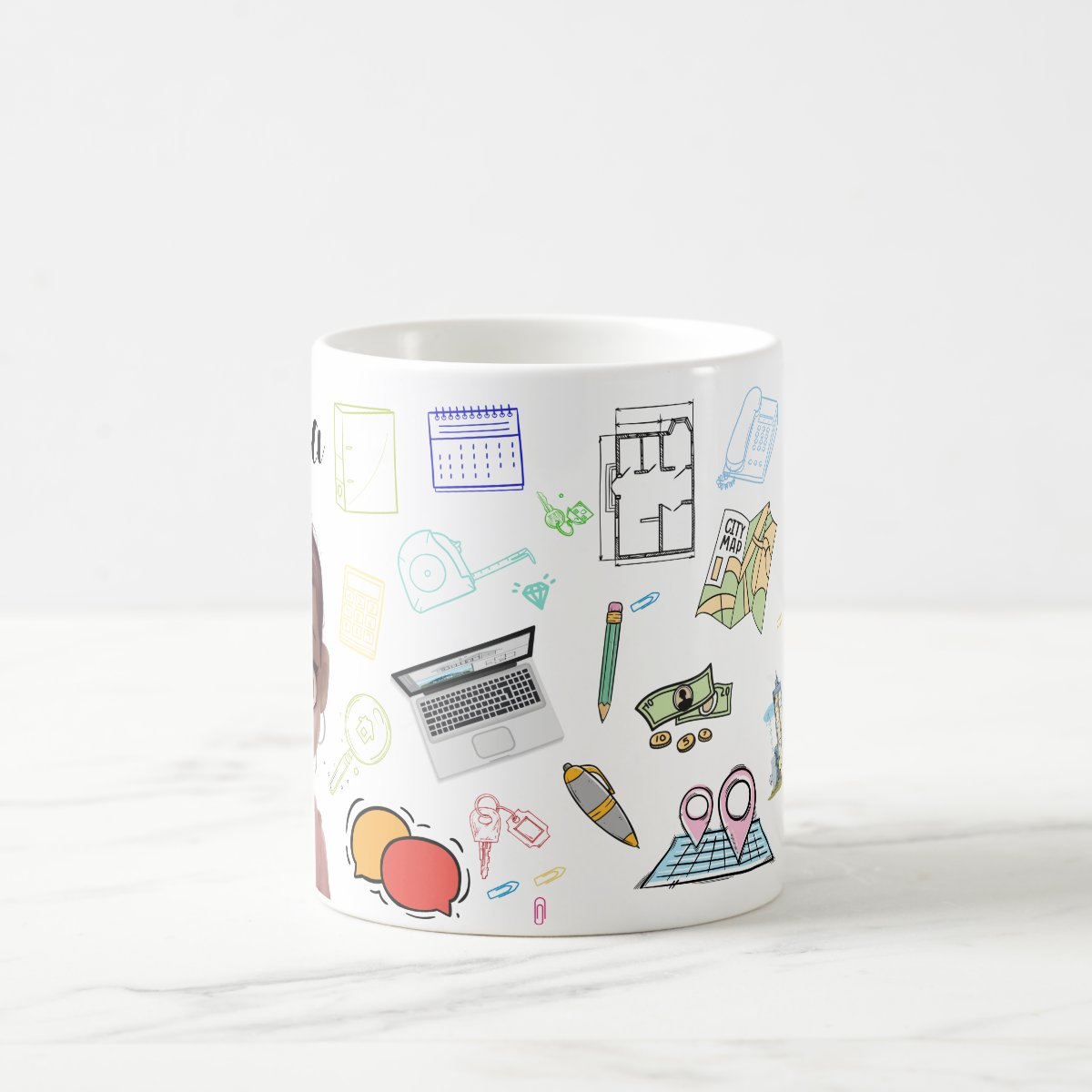Caneca Presente Personalizado para Corretora de Imóveis