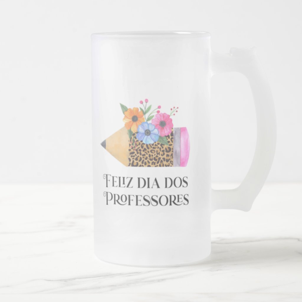 Copo de Cerveja de Presente Personalizado para Professores