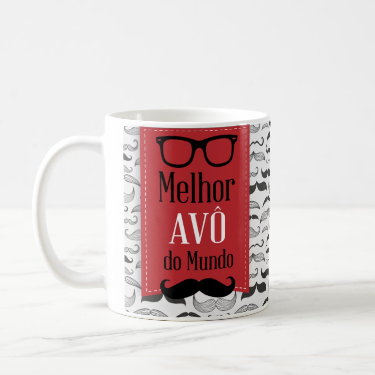 Caneca Presente Dia Dos Pais Para Melhor Avô Do Mundo - Família (Avó/Avô)