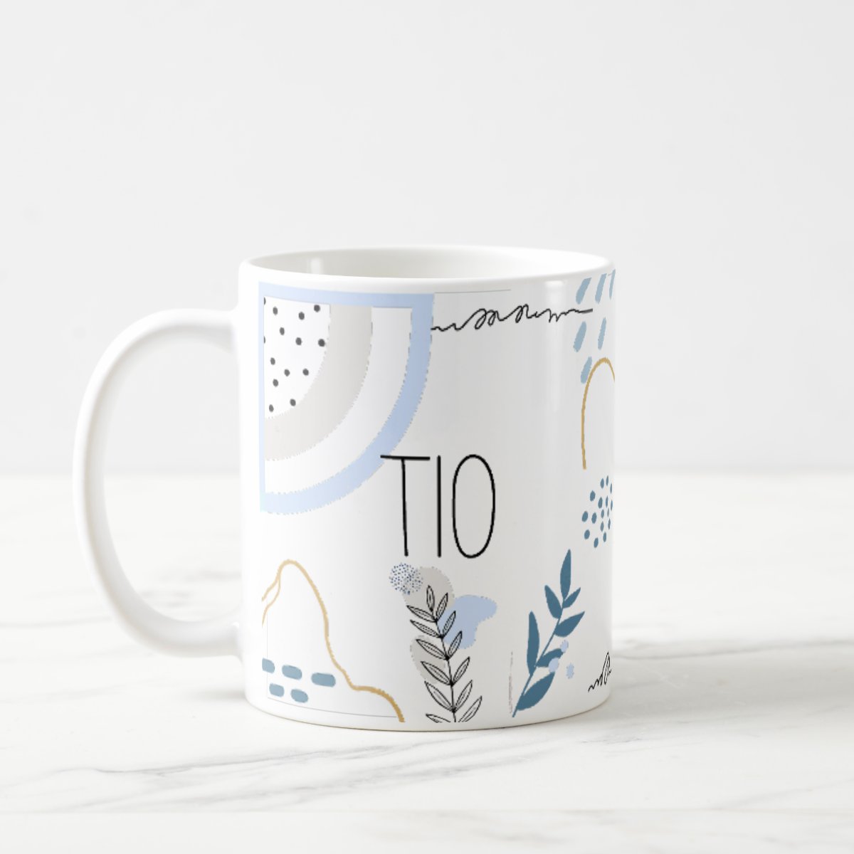 Caneca Masculina Minimalista Presente para Família Tio Titio - Família (Tio(a))