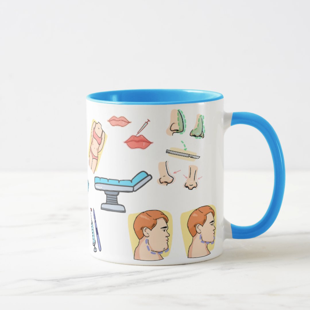Caneca Presente Personalizado com Nome Cirurgião Plástico