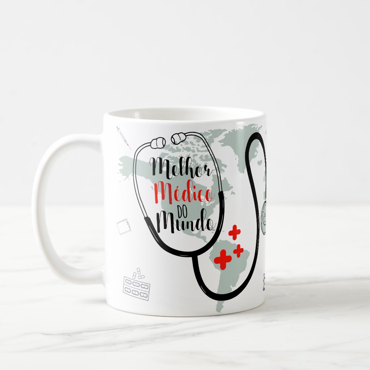 Caneca Personalizada Melhor Médico do Mundo