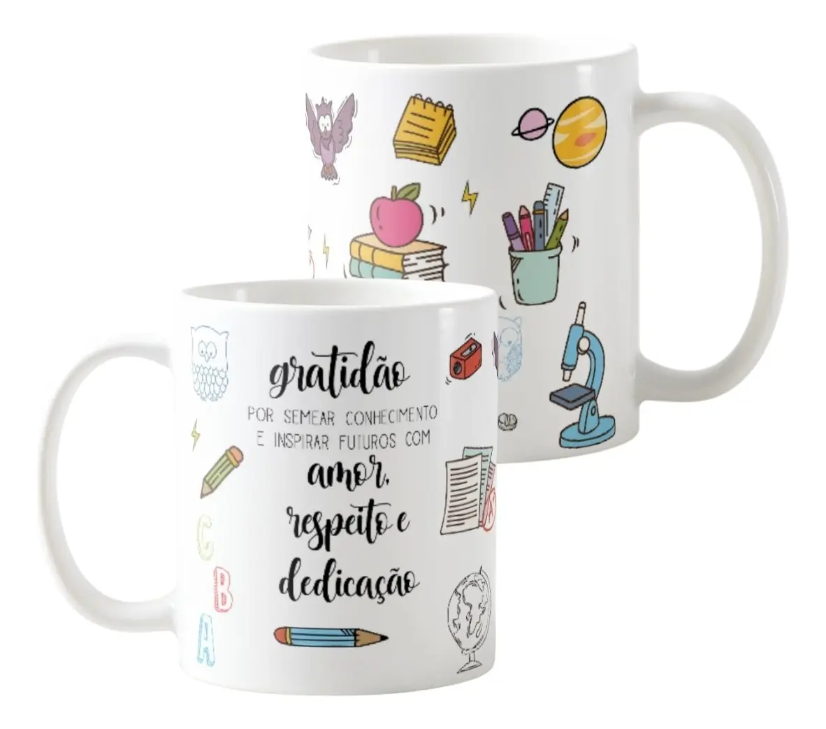 Caneca Personalizada Professores: Presente Edição Dia dos Professores