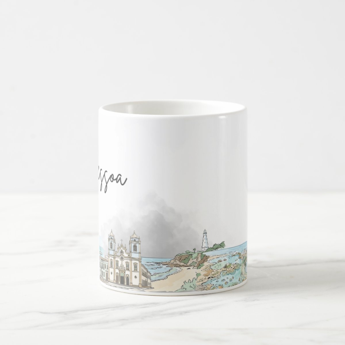Caneca Personalizada Paraíba Lembrança Cidade João Pessoa