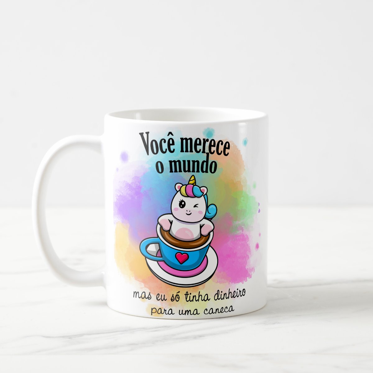 Caneca Presente Criativo com Frase para Amigo Secreto Natal