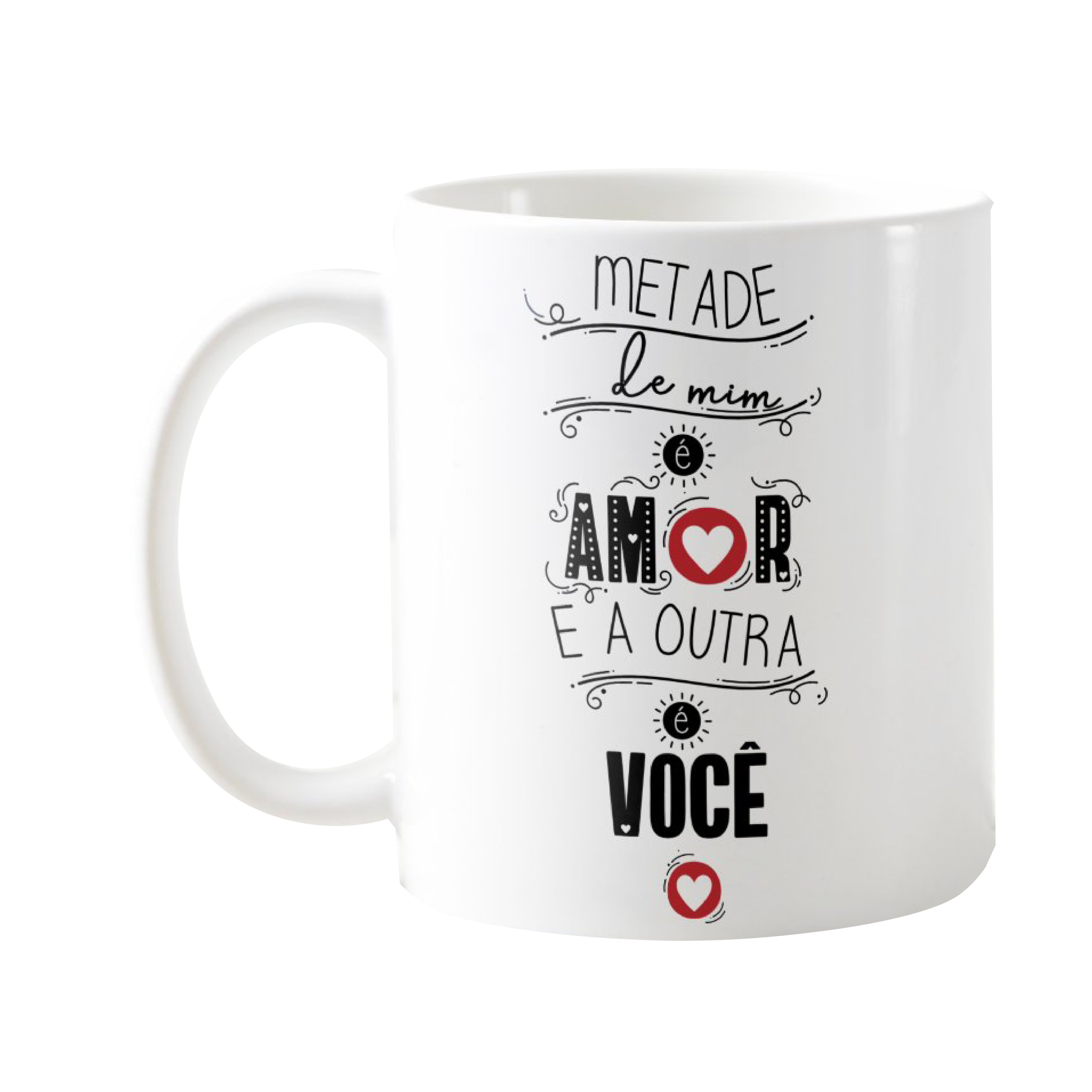 Caneca Personalizada de Presente de Dia dos Namorados Te Amo - Outros (Casal)