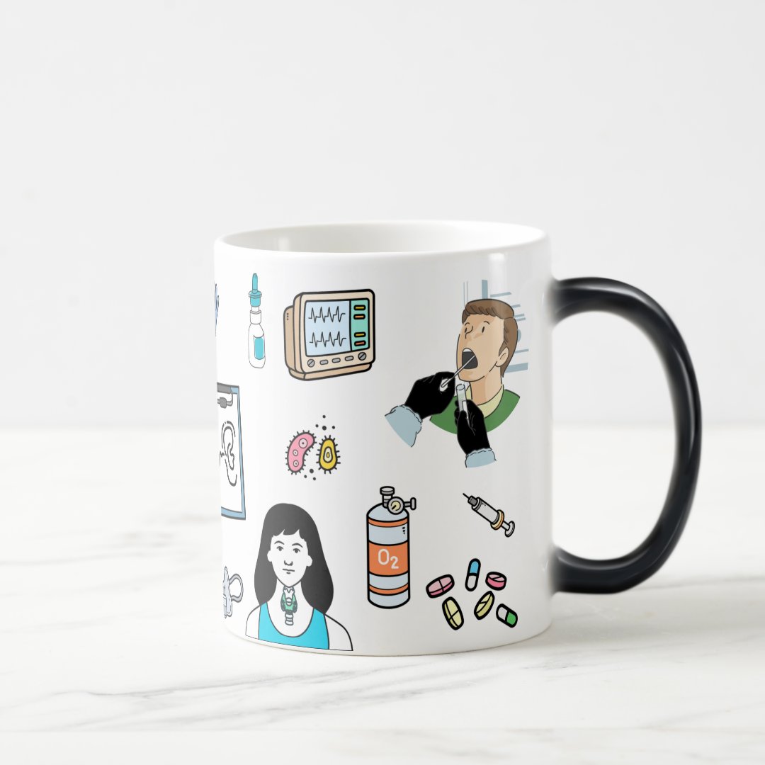 Caneca Mágica Presente Criativo com Nome para Otorrino