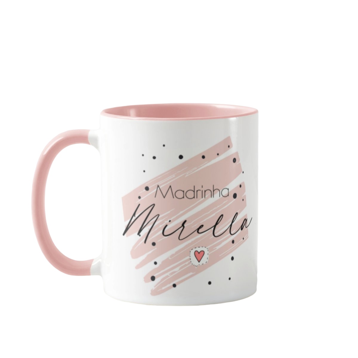 Caneca Presente Convite Especial com Nome Madrinha Batizado - Batizado (Madrinha)