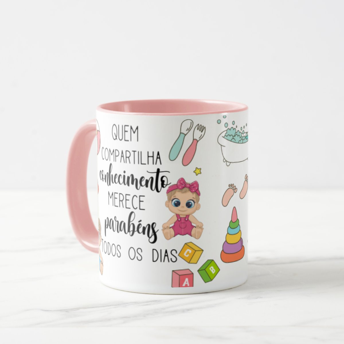 Caneca Presente Dia Dos Professores Para Professora Berçário