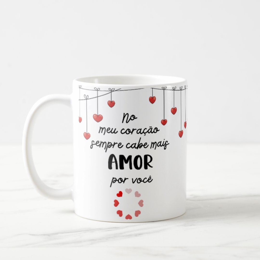 Caneca Presente Especial para Casal de Namorados Te Amo