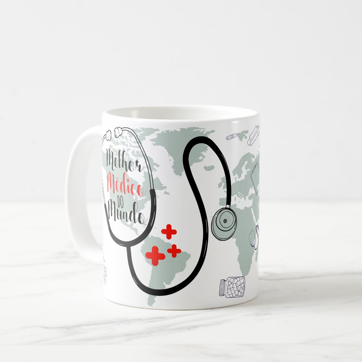 Caneca Personalizada Melhor Médico do Mundo