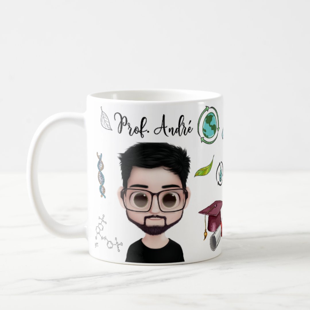 Caneca Personalizada para Professor de Biologia Biólogo
