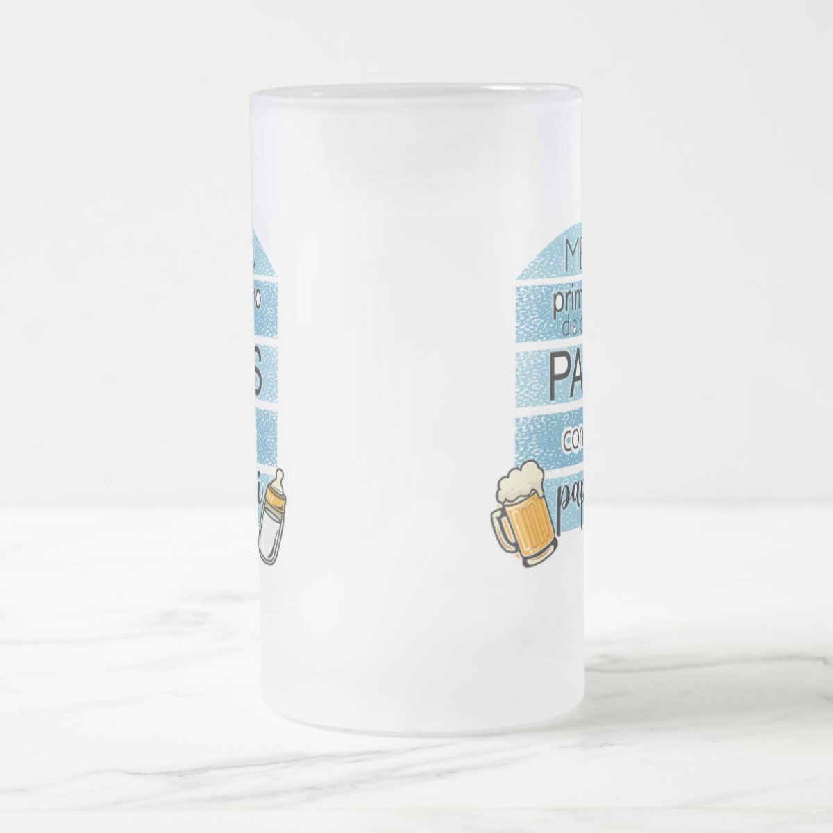 Copo de Cerveja Chopp Papai Presente Primeiro Dia dos Pais