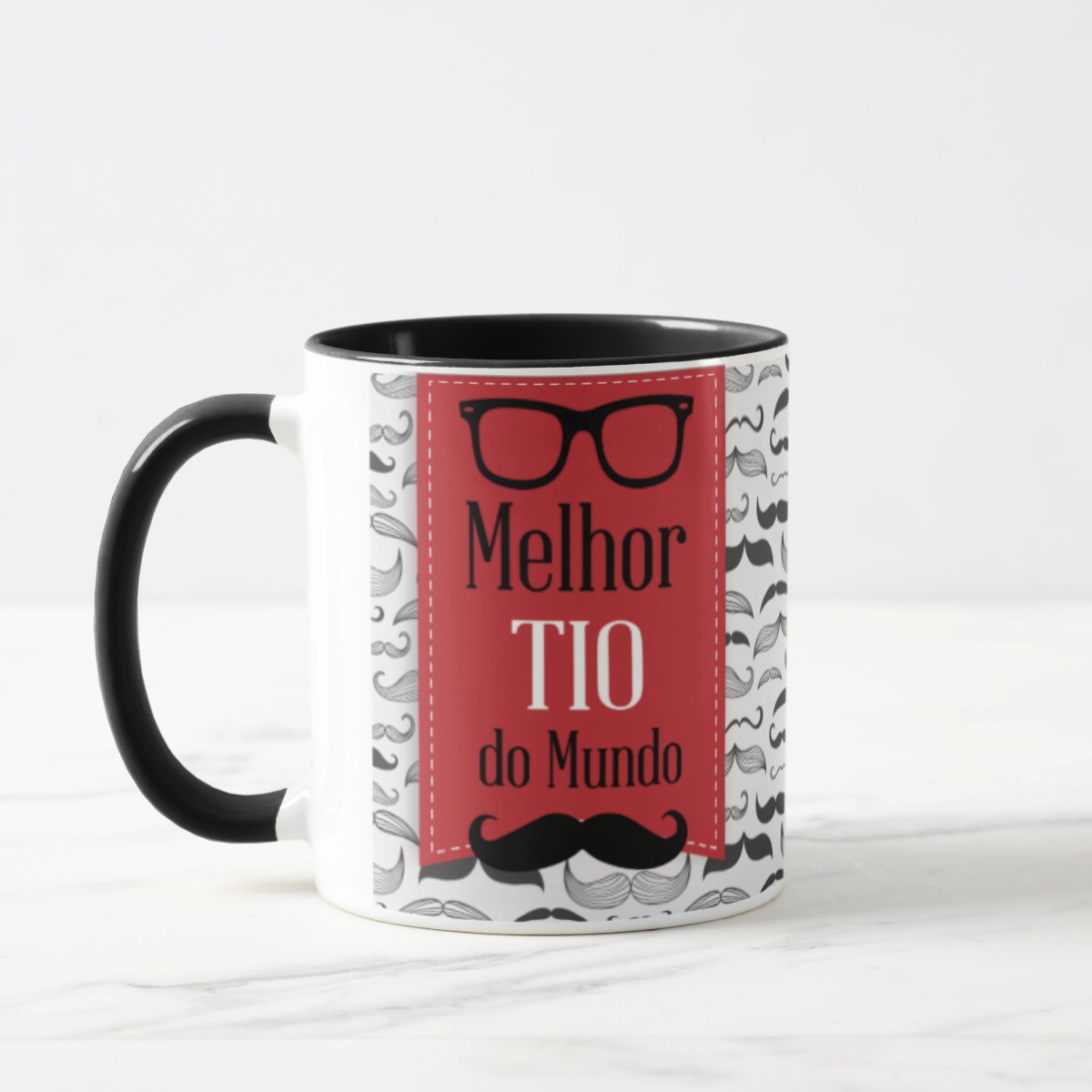 Caneca Presente Personalizado Com Frase Melhor Tio - Família (Tio(a))