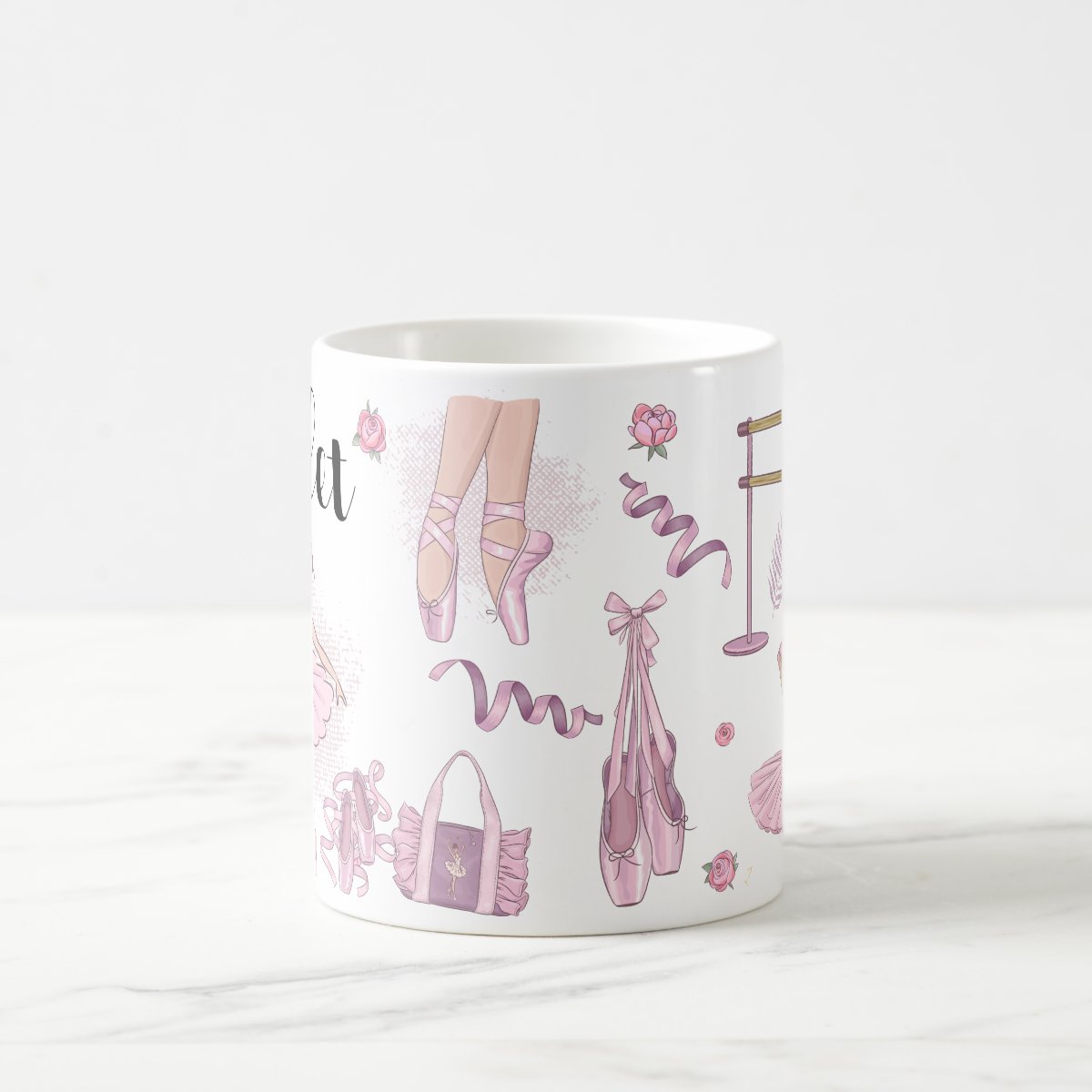 Caneca Personalizada de Lembrancinha para Bailarinas Ballet