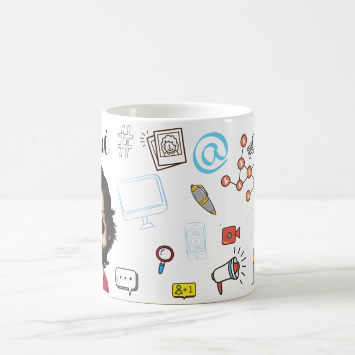 Caneca Presente Criativo de Publicidade Profissão Marketing