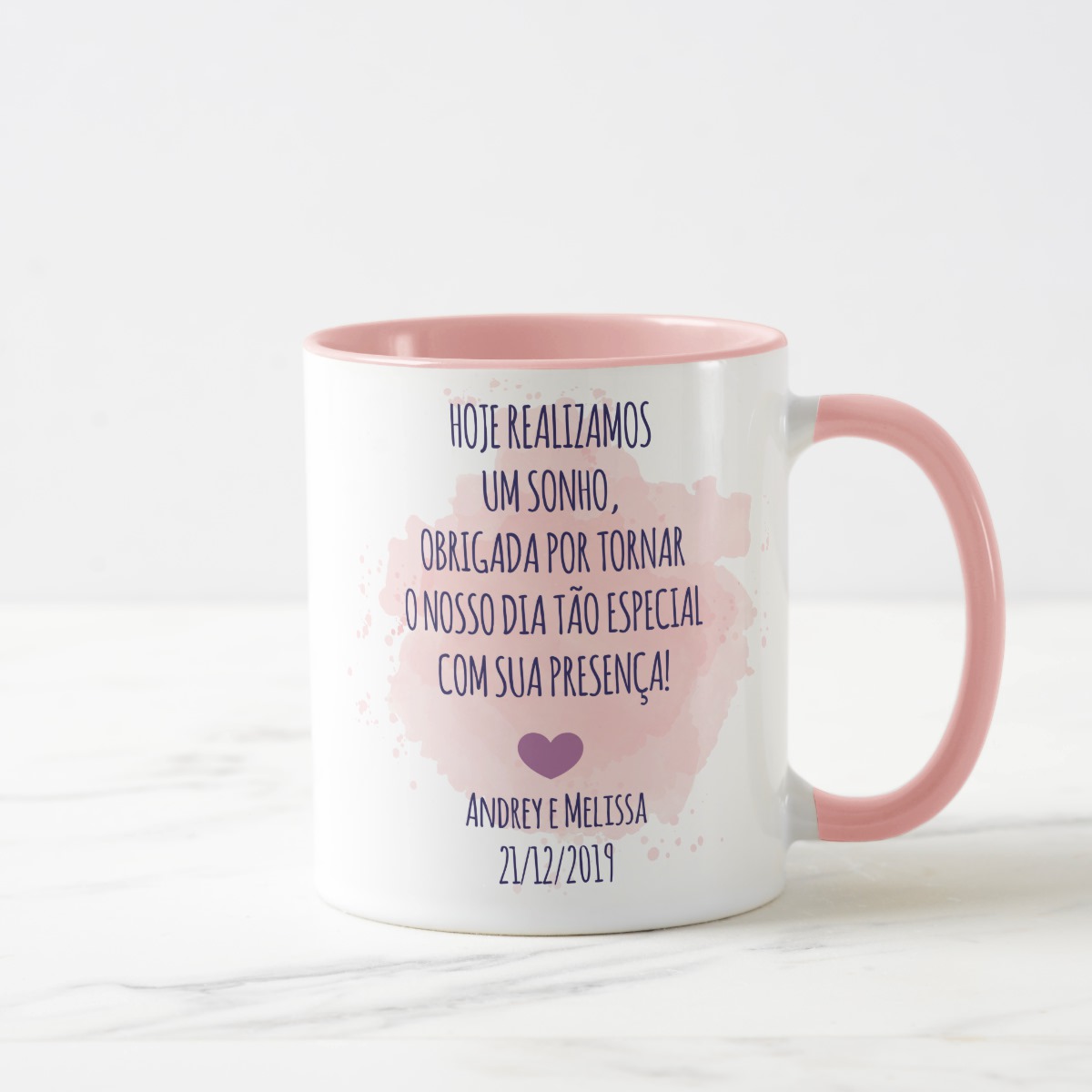 Caneca Casamento Presente Irmã da Noiva Lembrança Noivado
