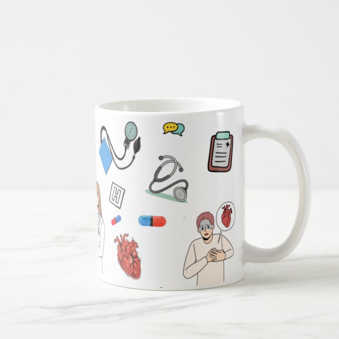 Caneca Personalizada Cardiologia Médico Cardiologista