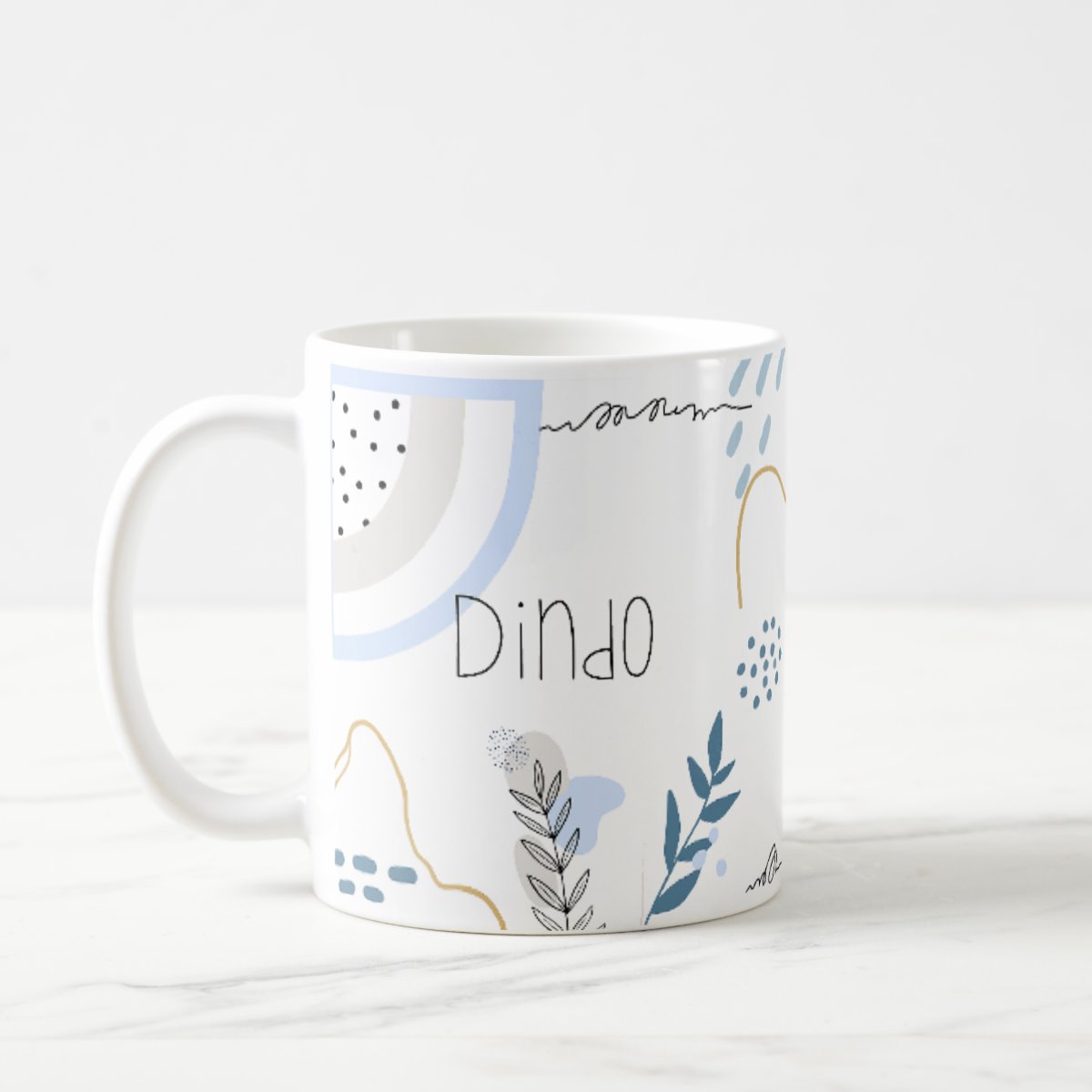 Caneca Masculina Minimalista Presente para Dindo Padrinho - Batizado (Padrinho)