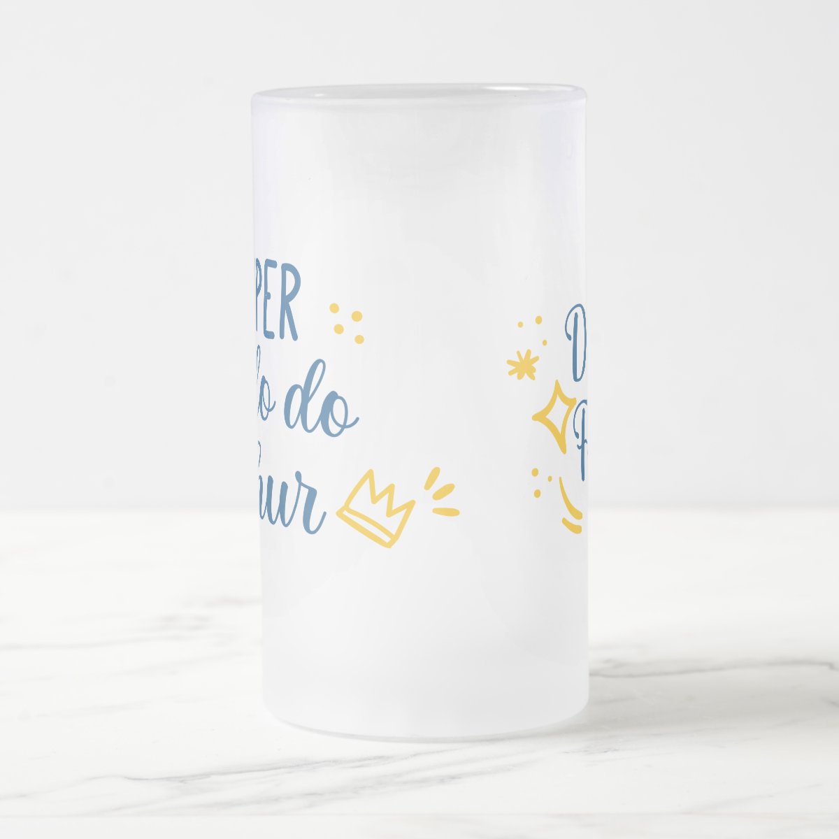 Copo de Cerveja Personalizada Batizado Super Dindo