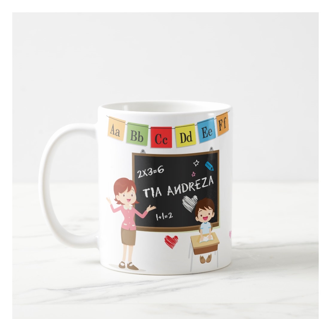 Caneca Personalizada Professora de Dia dos Professores