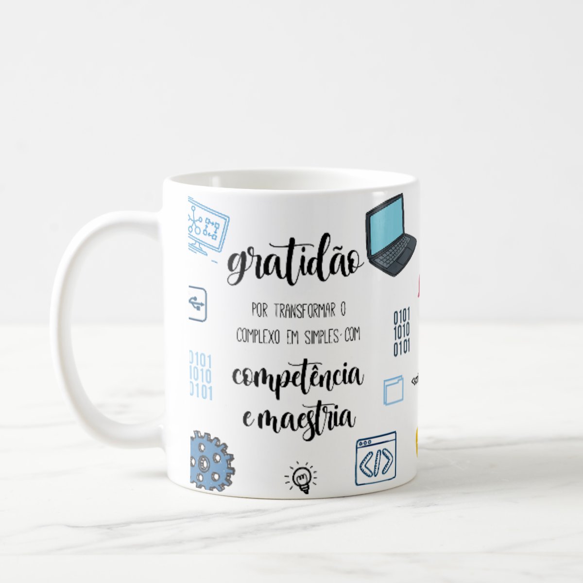 Caneca Tecnologi Presente Pronta Entrega Time Tecnologia Ti