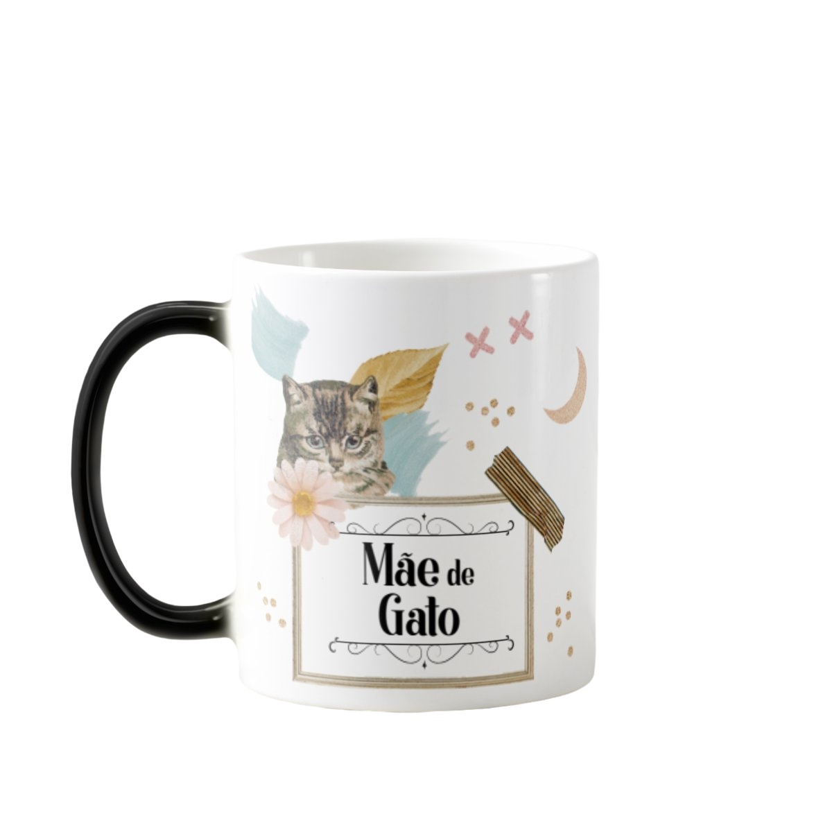 Caneca Mágica Presente Criativo para Mãe de Gato Gateira