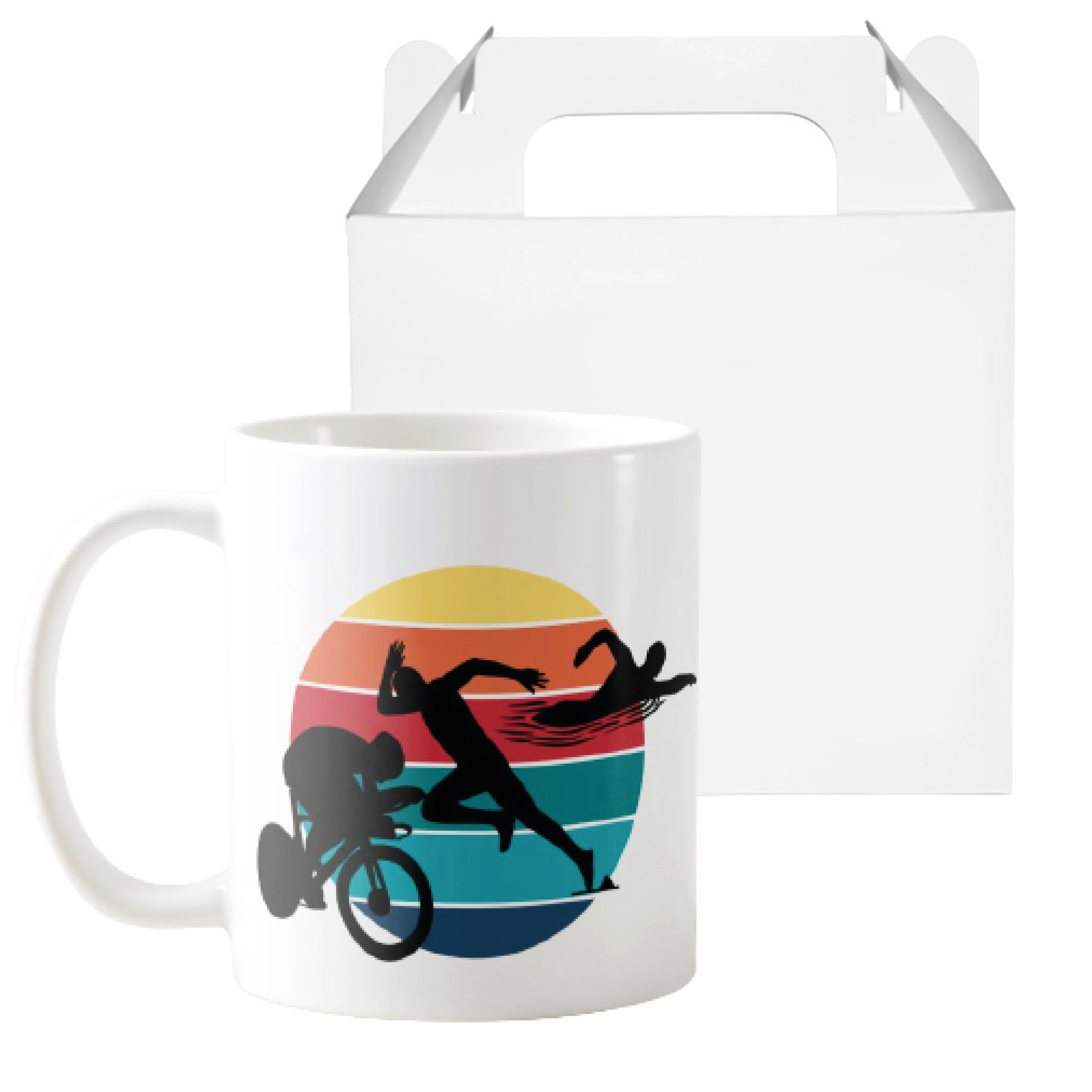 Caneca Mágica Presente Criativo para Atleta de Triatlo - Hobbies (Esportista)
