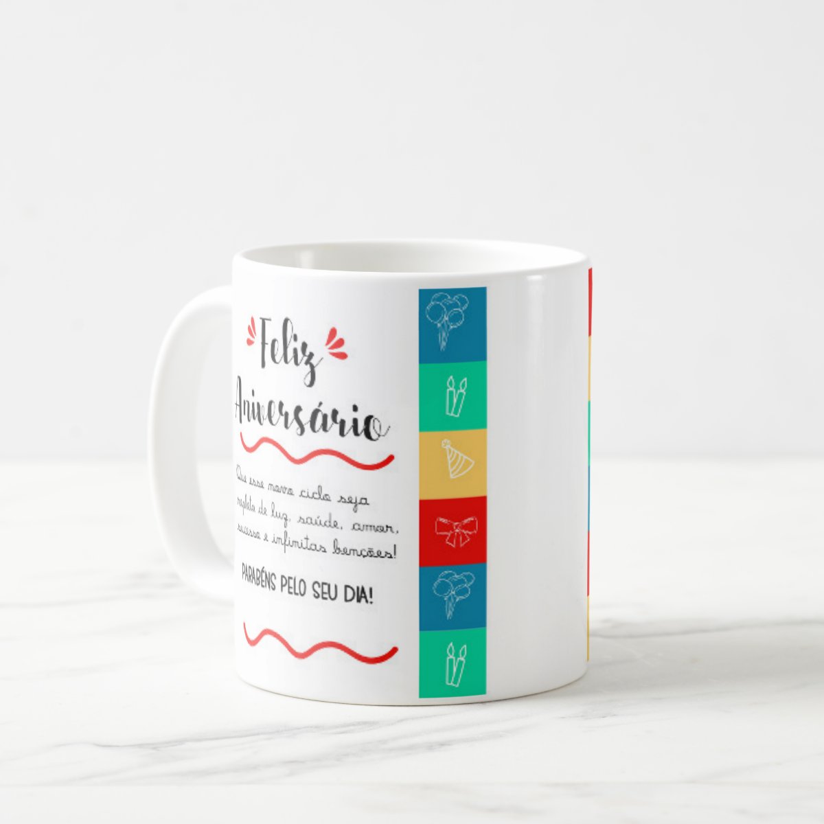 Caneca Presente de Aniversário Criativo para Amigos
