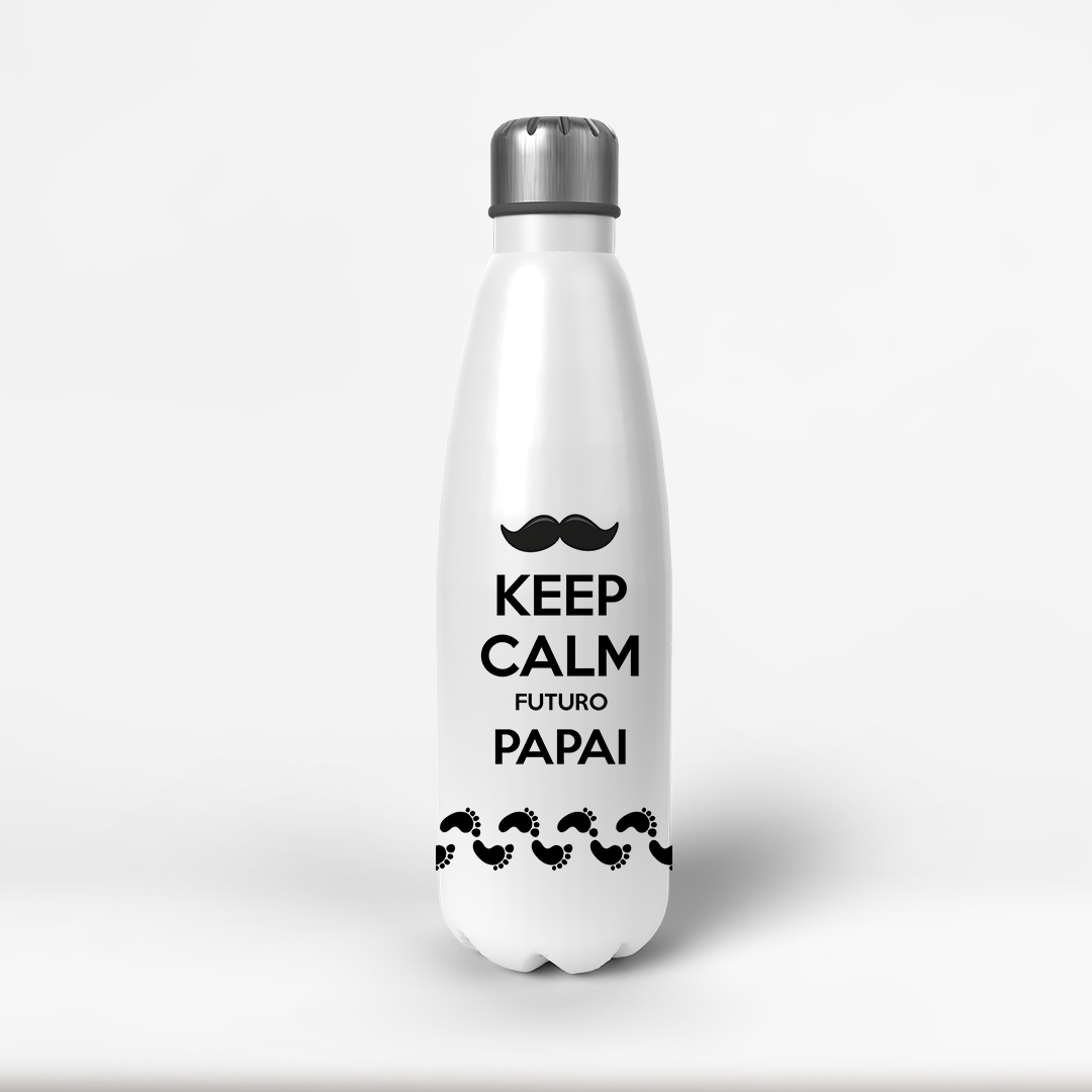 Conjunto Garrafa Térmica e Caneca Futuro Papai