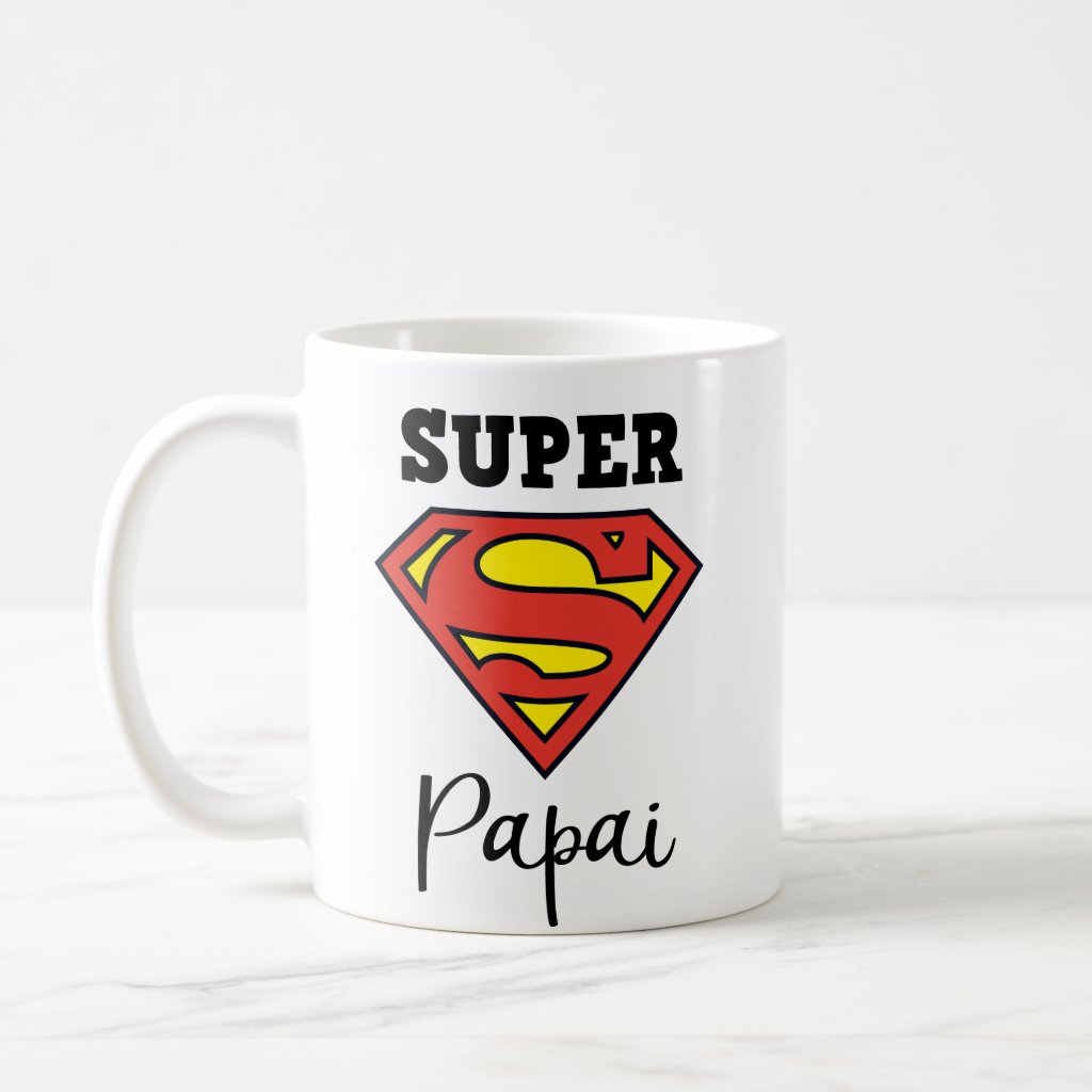 Kit Presente Criativo Personalizado Com Frase Super Papai