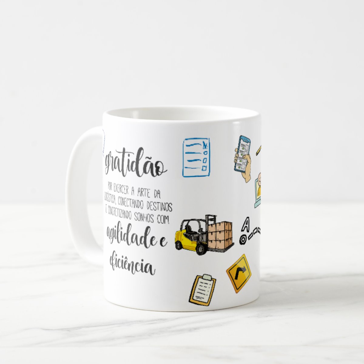 Caneca Profissão Presente Profissionais Suprimento Logística