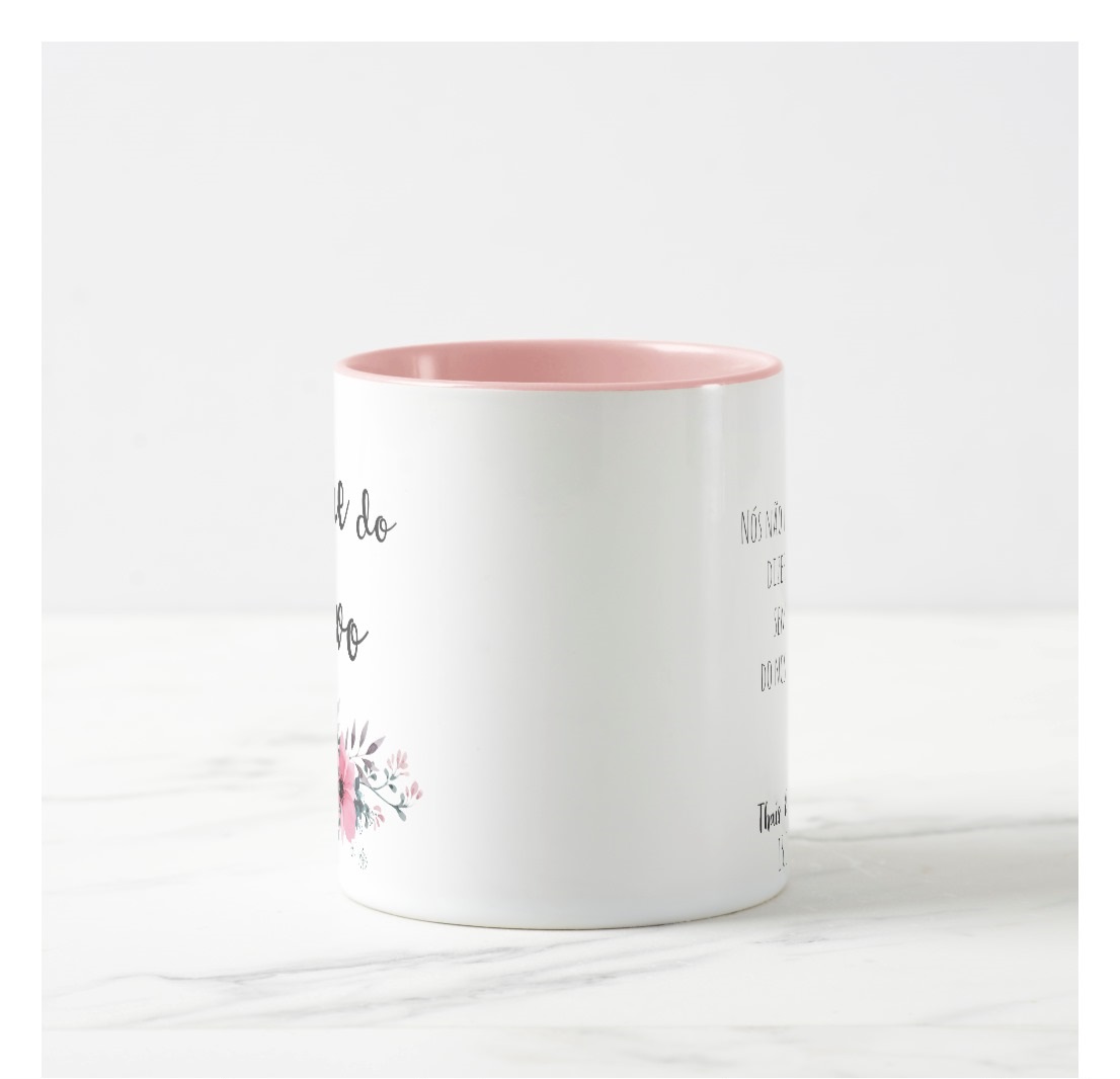 Caneca Personalizada Mãe do Noivo Casamento Flower