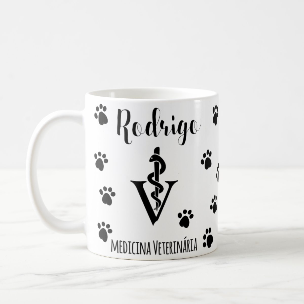 Caneca Profissão Medicina Veterinária Presente Veterinário - Profissões (Medicina Veterinária)