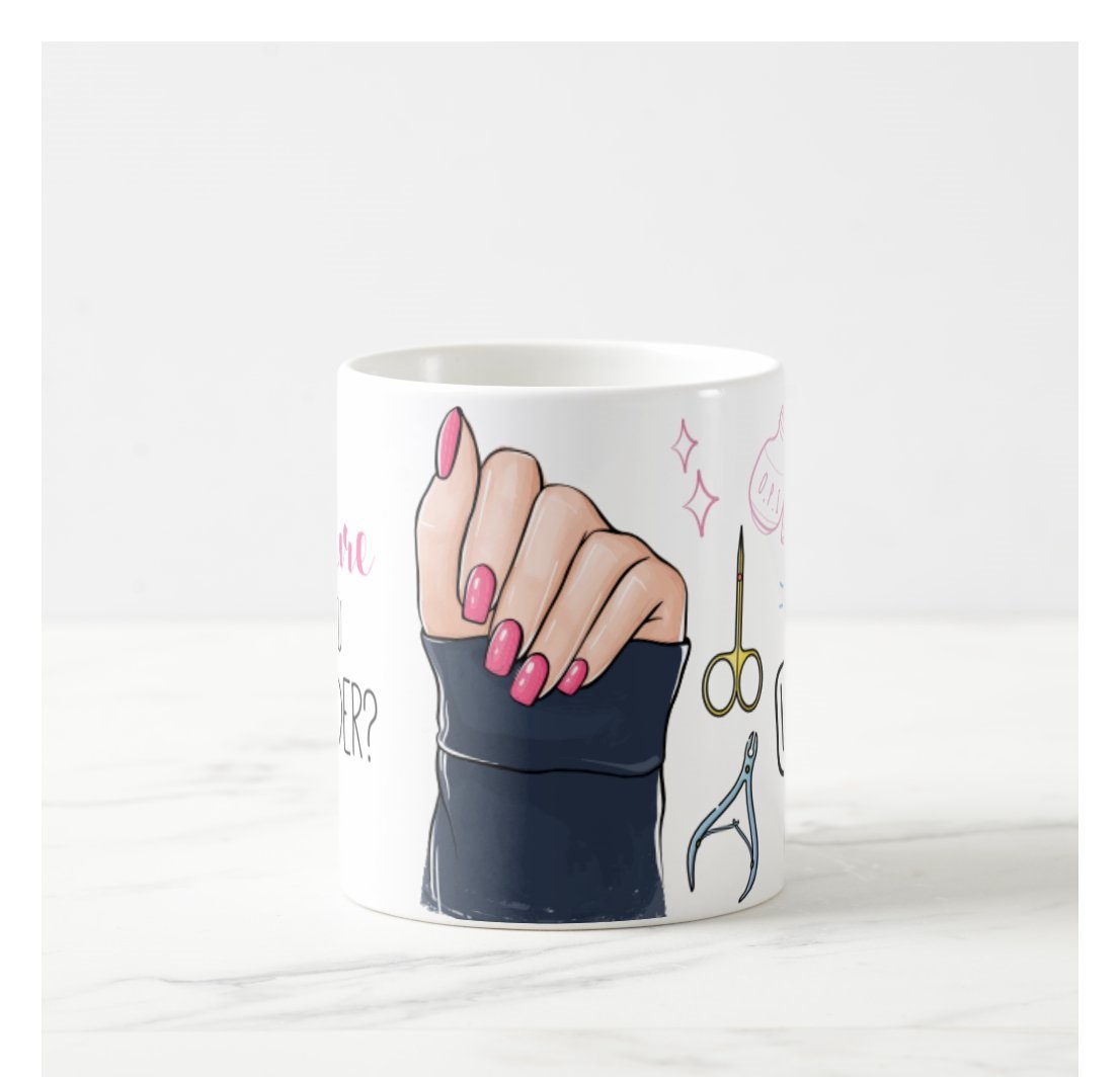 Caneca Eu Sou Manicure Qual Seu Super Poder