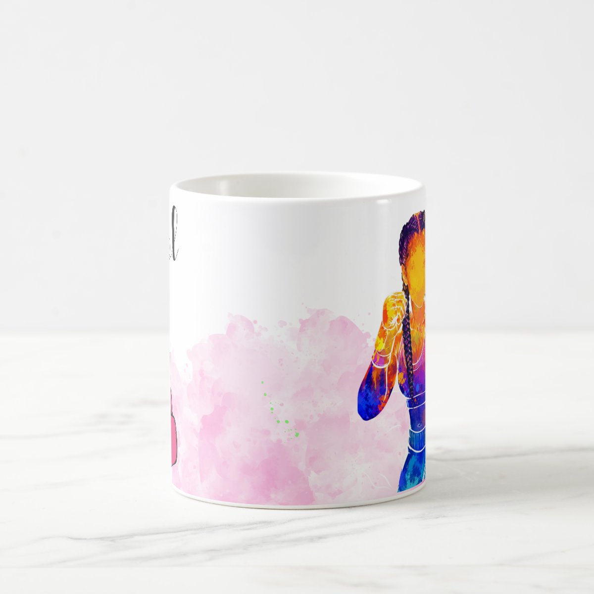Caneca Esporte Boxe Feminina Presente Personalizada Com Nome