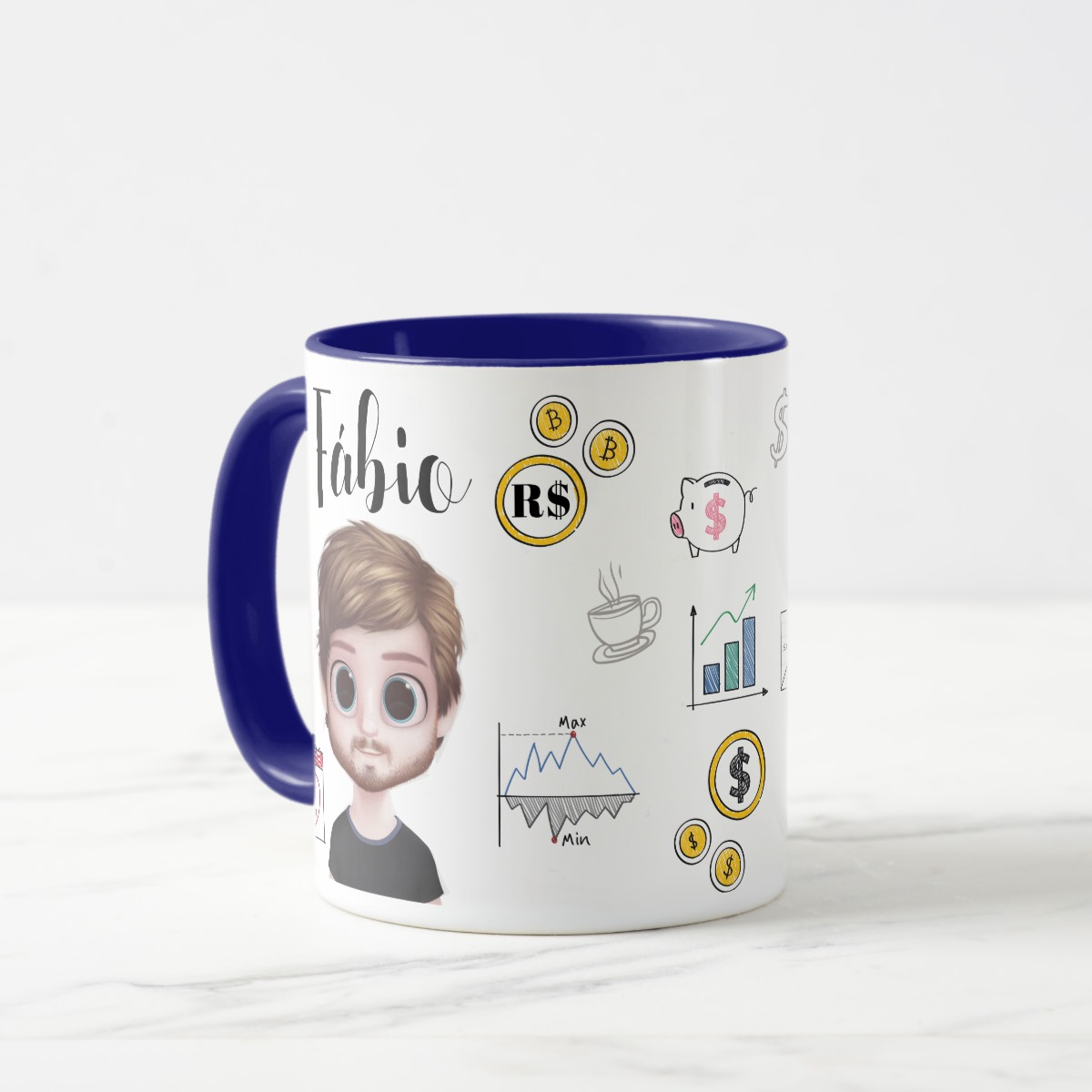Caneca Profissão Contabilidade Presente Criativo Contador
