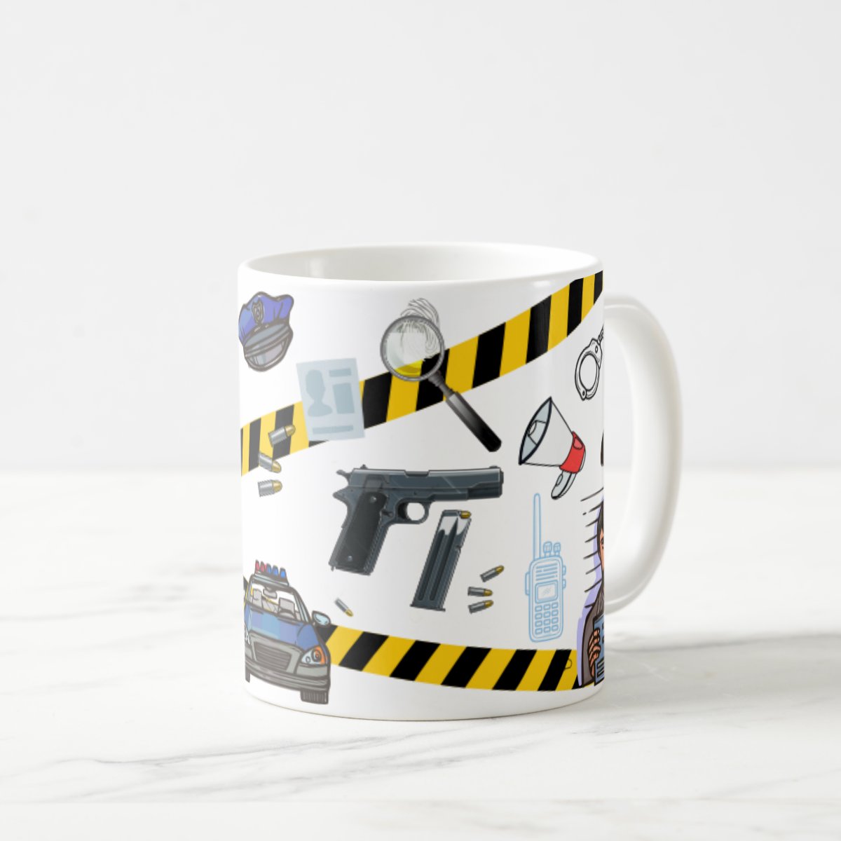 Caneca Personalizada Presente Criativo Policial
