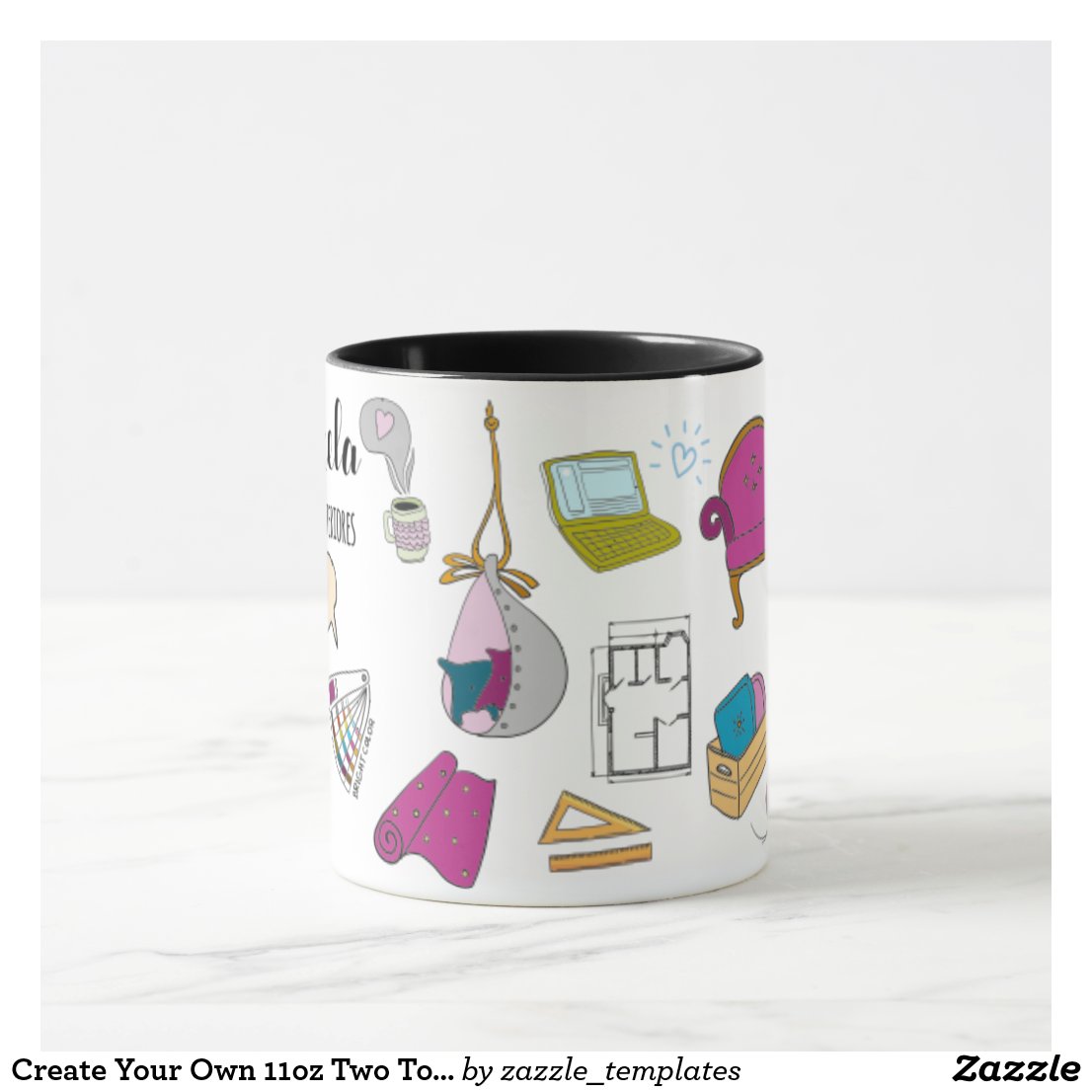 Caneca Arquitetura Design de Interiores Personalizada