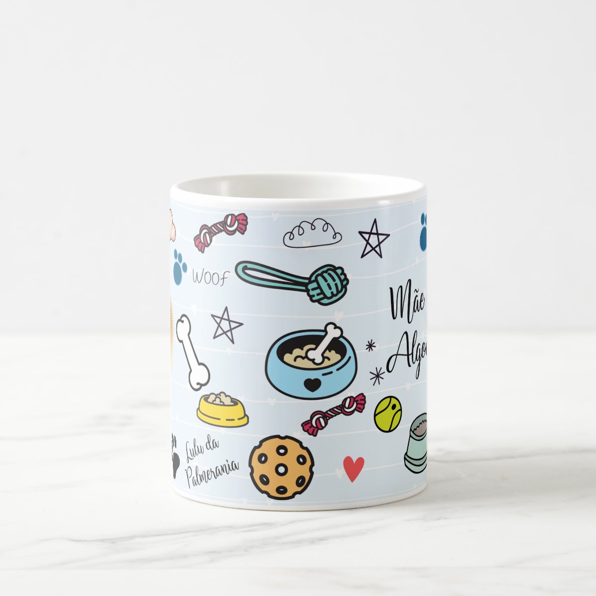 Caneca Lulu da Pomerânia Pet Cachorro Personalizada
