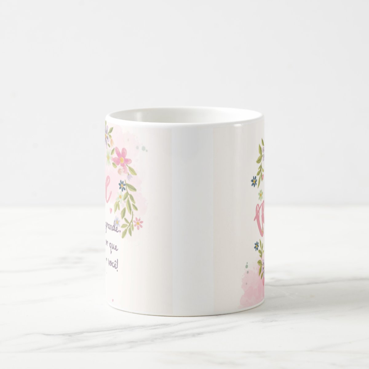 Caneca Mãe a Saudade É Grande Presente para o Dia das Mães