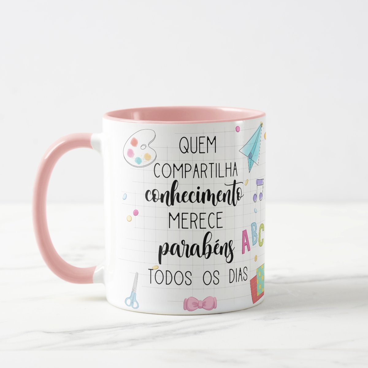 Caneca Presente Dia das Professoras Educação Artística Artes