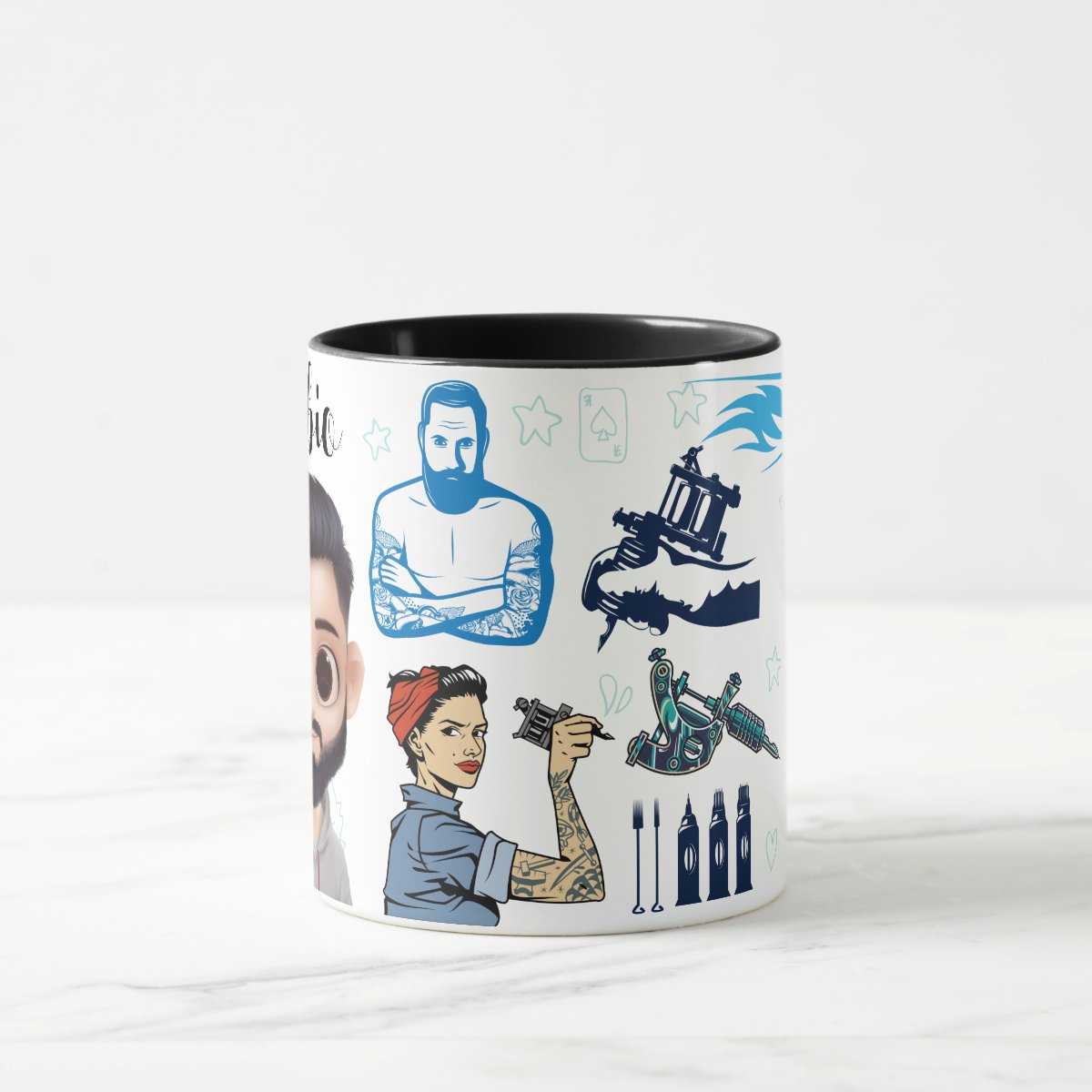 Caneca Personalizada Tatuagem Presente Criativo Tatuador